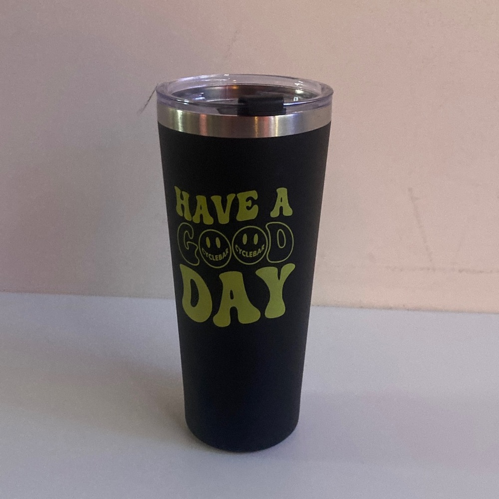 Cyclebar Black and Yellow Tumbler